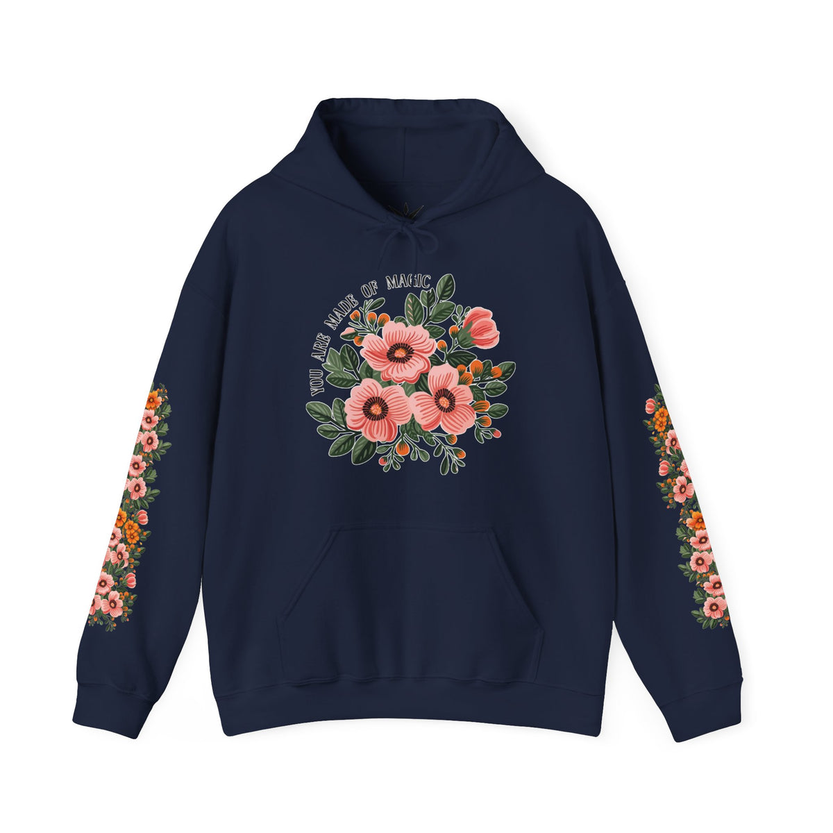 ORVIAN — Magic Floral Butterfly Unisex Heavy Blend Hoodie