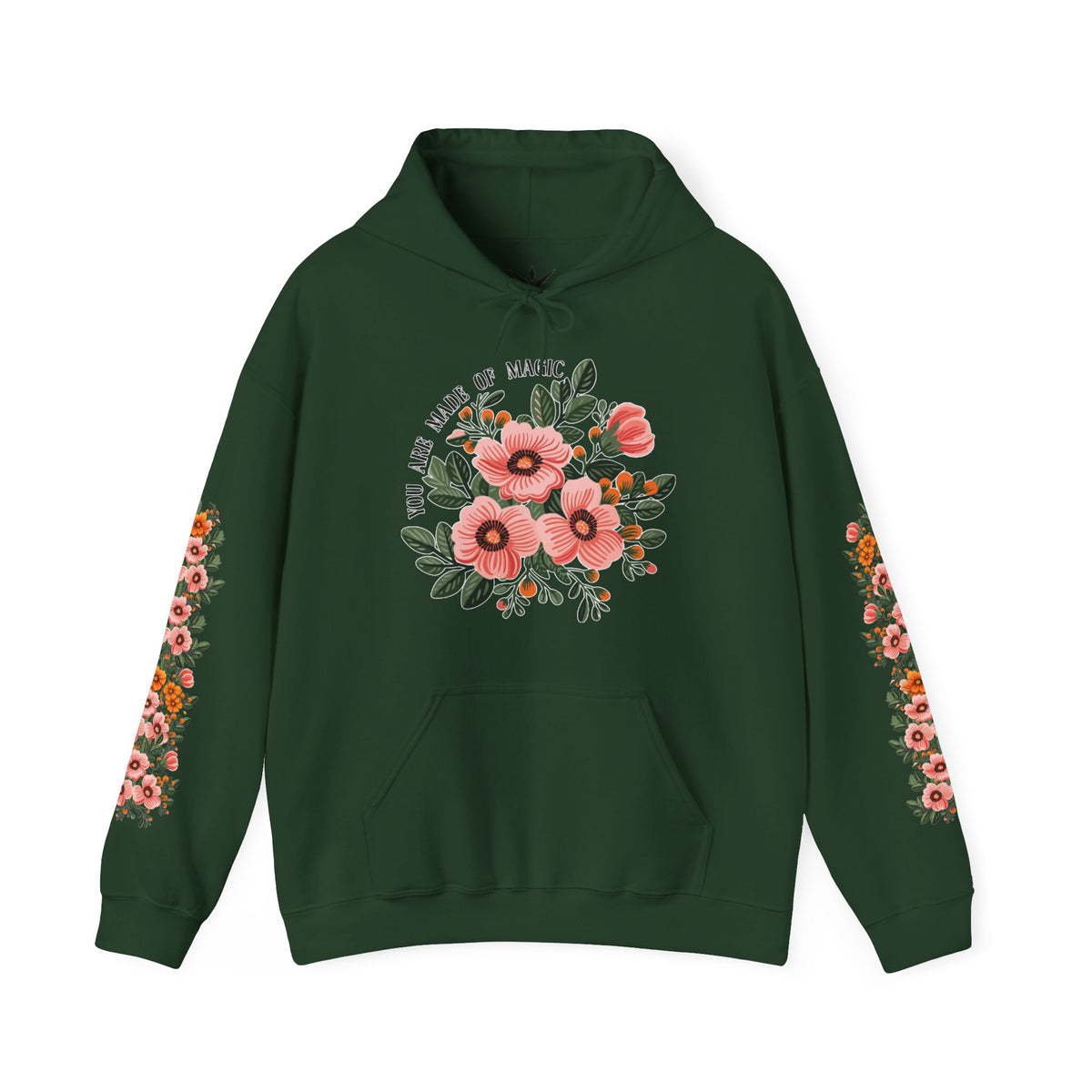 ORVIAN — Magic Floral Butterfly Unisex Heavy Blend Hoodie