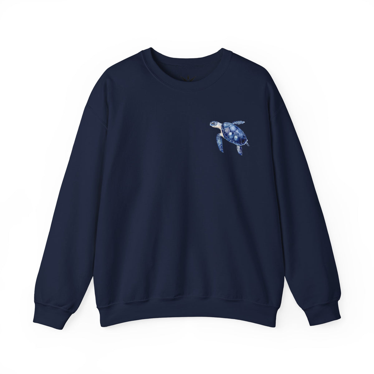 ORVIAN — Sea Turtle & Seashell Starfish Crewneck, Coastal Ocean Nautical Unisex Heavy Blend