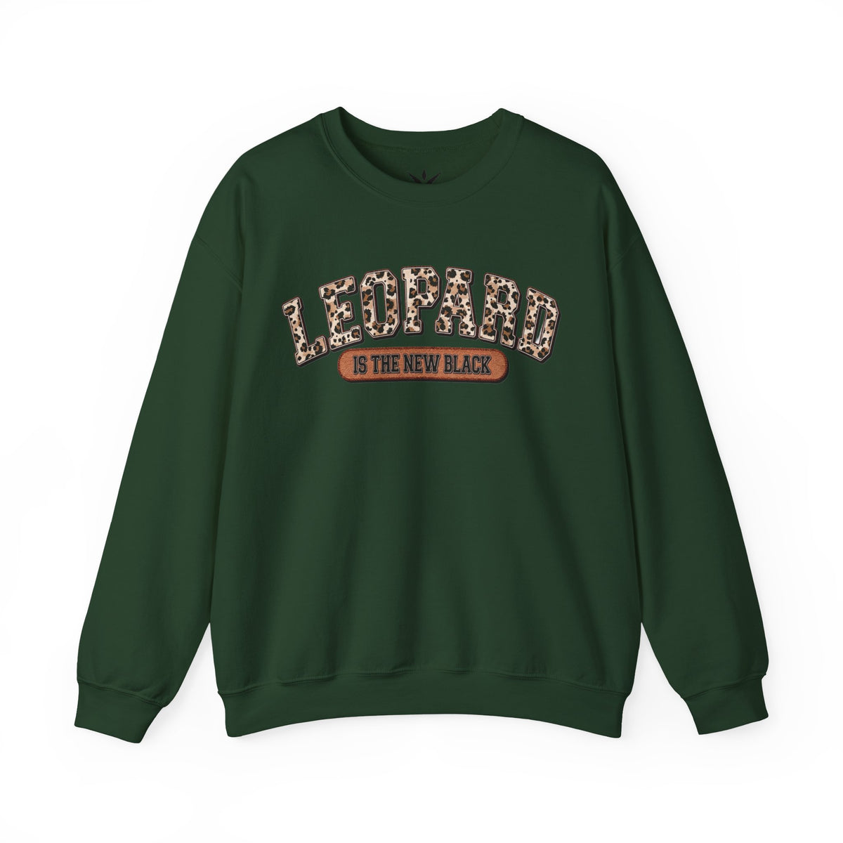ORVIAN — Leopard Is The New Black & God Is Good Coquette Bow Crewneck, Faith-Inspired Unisex