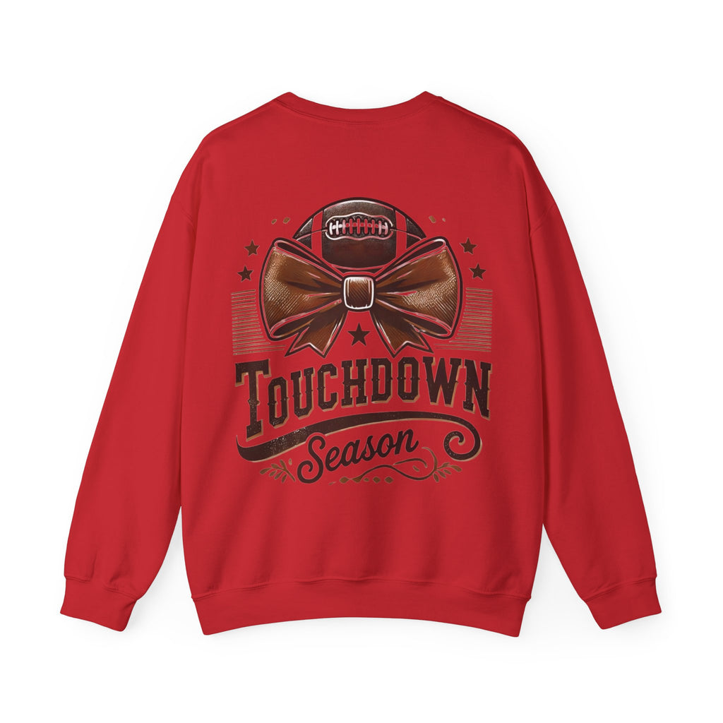 ORVIAN — Cuddles & Touchdowns Football Crewneck, 'Tis the Season Game Day Unisex Heavy Blend