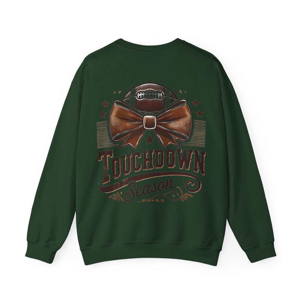 ORVIAN — Cuddles & Touchdowns Football Crewneck, 'Tis the Season Game Day Unisex Heavy Blend
