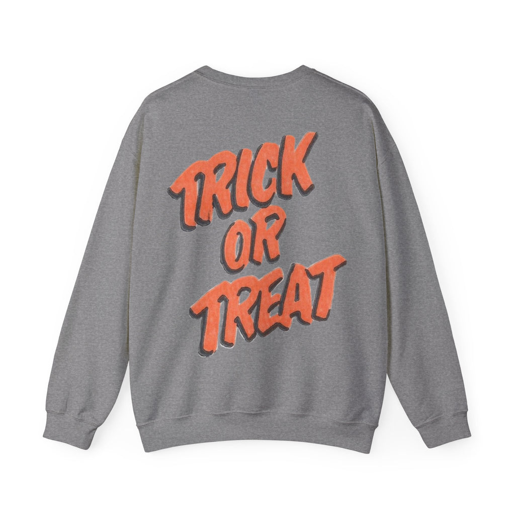 ORVIAN — Pumpkin Bra & Trick or Treat Halloween Crewneck, Skeleton Hands Unisex Heavy Blend