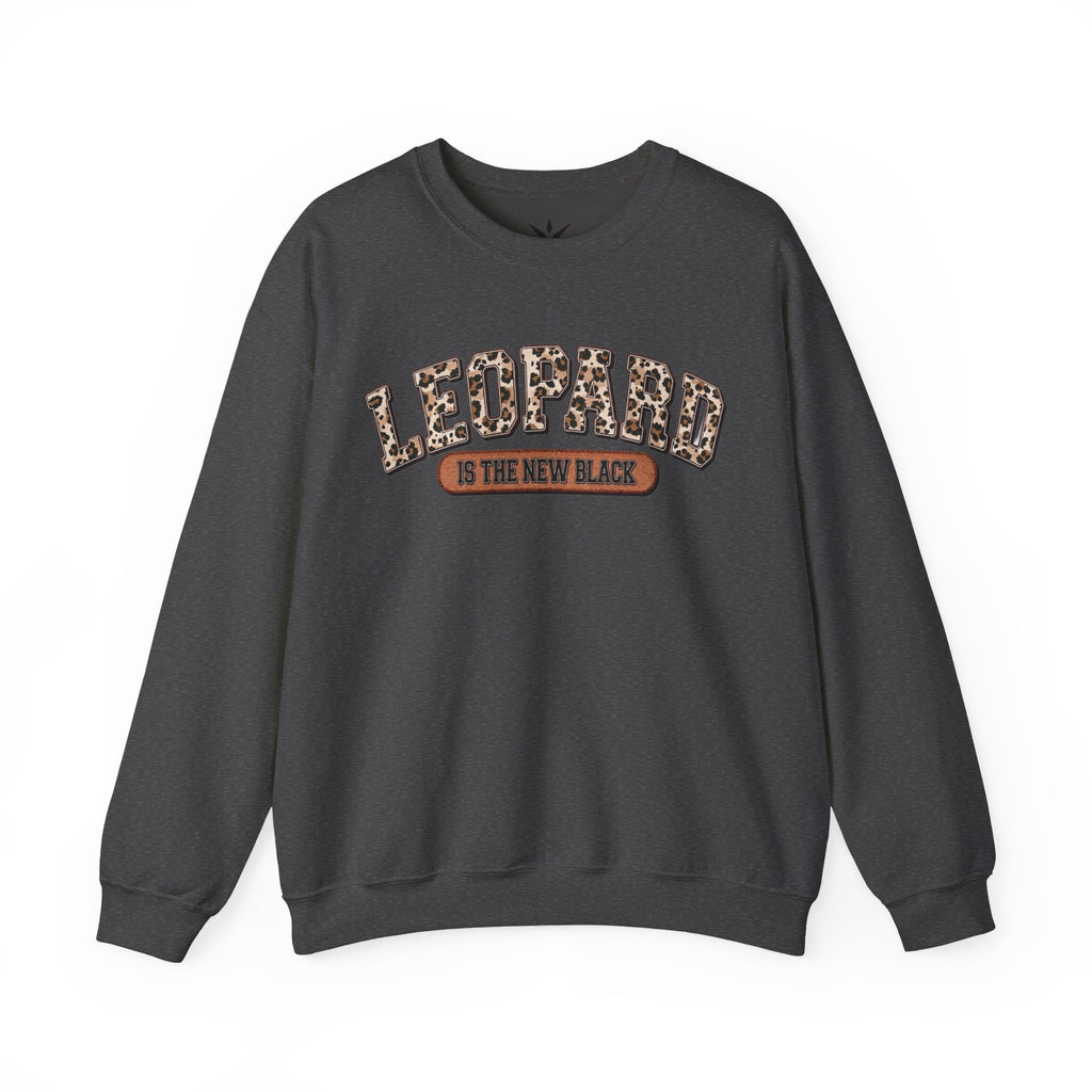 ORVIAN — Leopard Is The New Black & God Is Good Coquette Bow Crewneck, Faith-Inspired Unisex