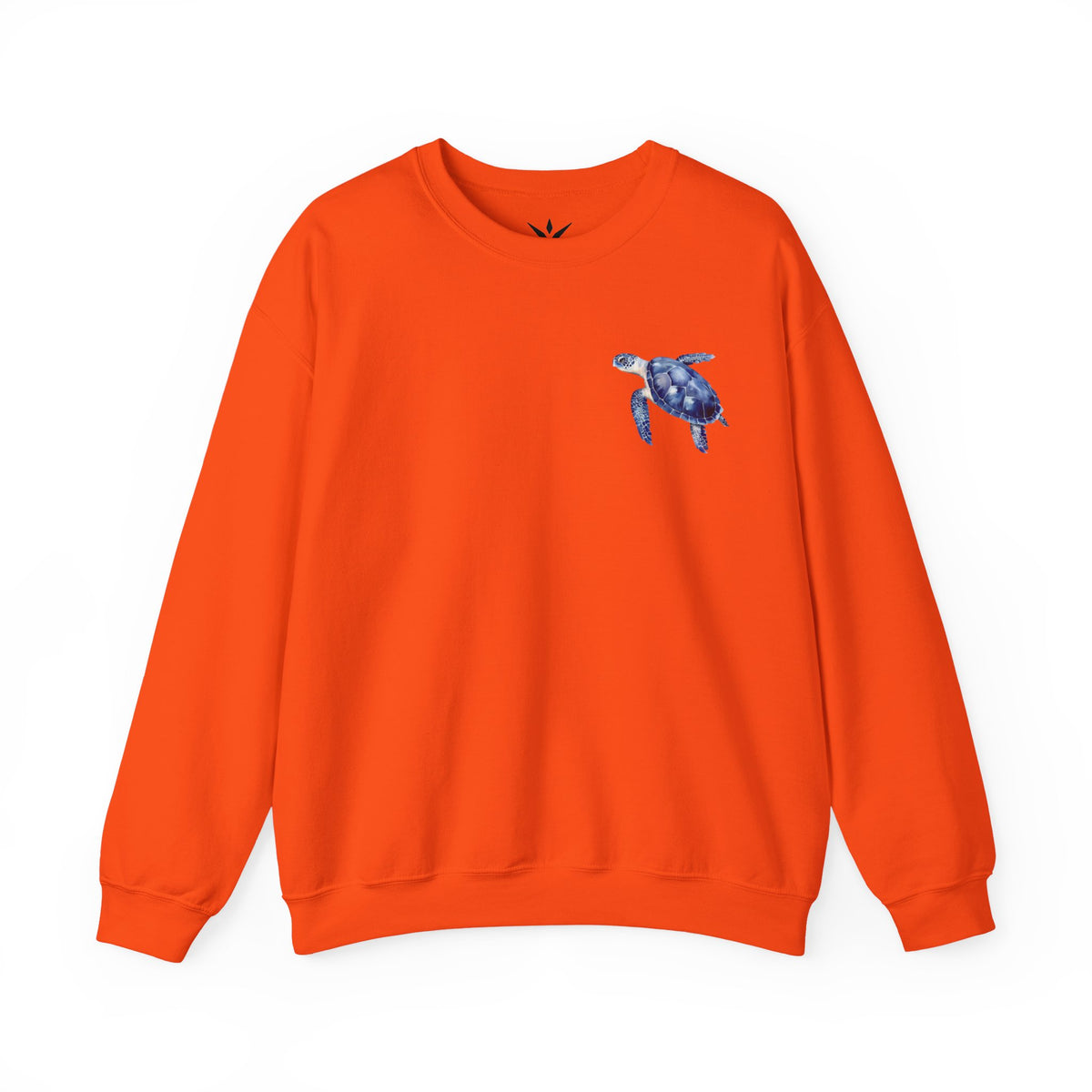 ORVIAN — Sea Turtle & Seashell Starfish Crewneck, Coastal Ocean Nautical Unisex Heavy Blend