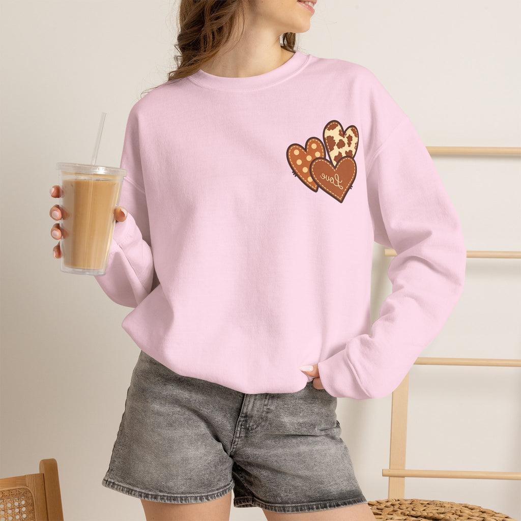 ORVIAN — Highland Cow & Cute Ghost Western Floral Crewneck, Spooky Unisex Sweatshirt