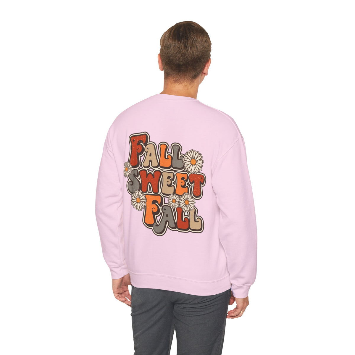 ORVIAN — ’Tis the Season Fall & Football Crewneck, Fall Sweet Fall Daisy Unisex Heavy Blend
