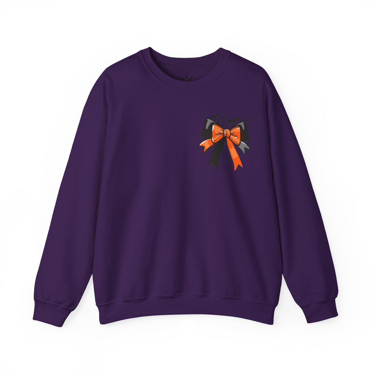 ORVIAN — Coquette Ghost & Bow Halloween Crewneck, Lace Ghost Pumpkin Unisex Sweatshirt