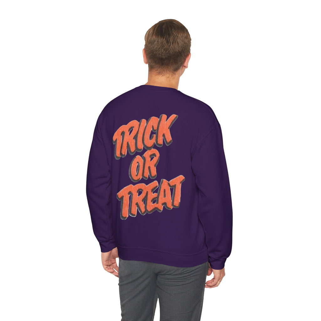 ORVIAN — Pumpkin Bra & Trick or Treat Halloween Crewneck, Skeleton Hands Unisex Heavy Blend