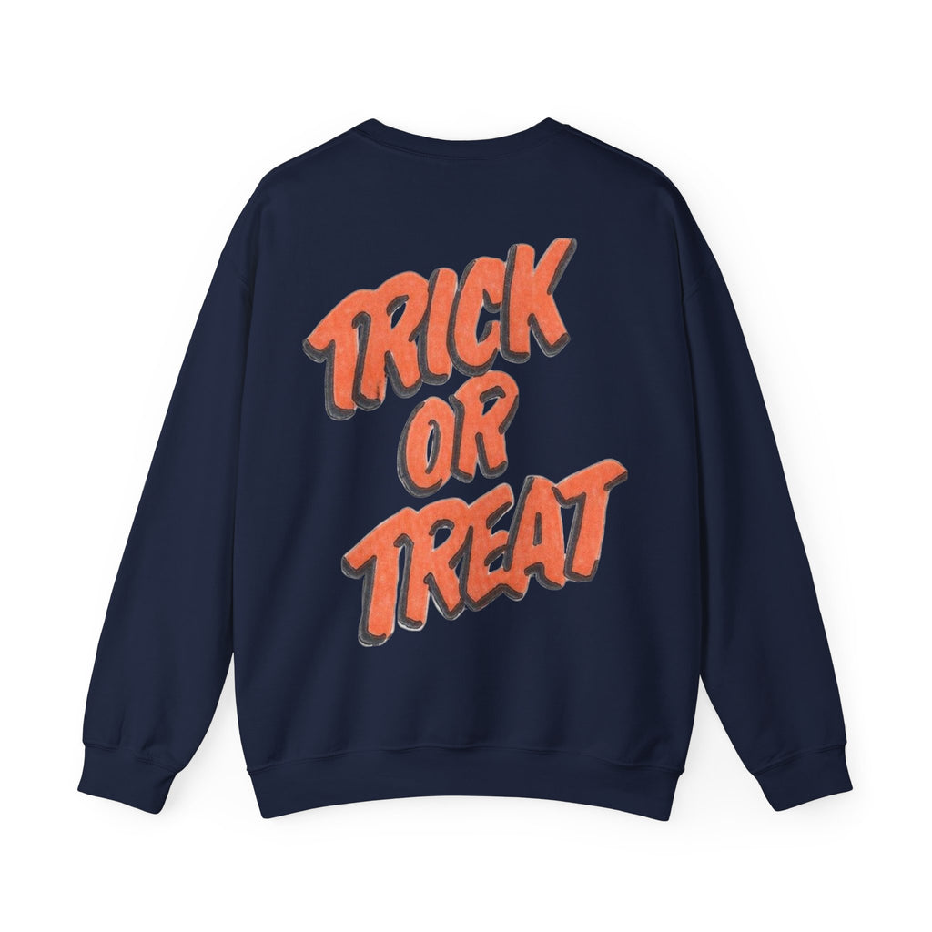 ORVIAN — Pumpkin Bra & Trick or Treat Halloween Crewneck, Skeleton Hands Unisex Heavy Blend