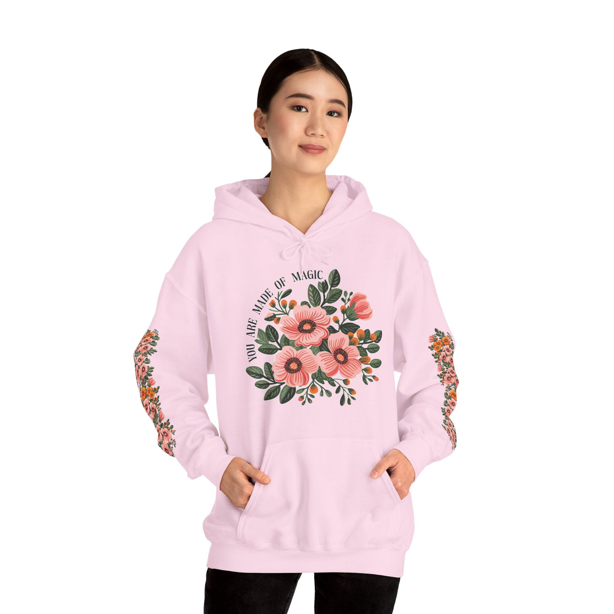 ORVIAN — Magic Floral Butterfly Unisex Heavy Blend Hoodie
