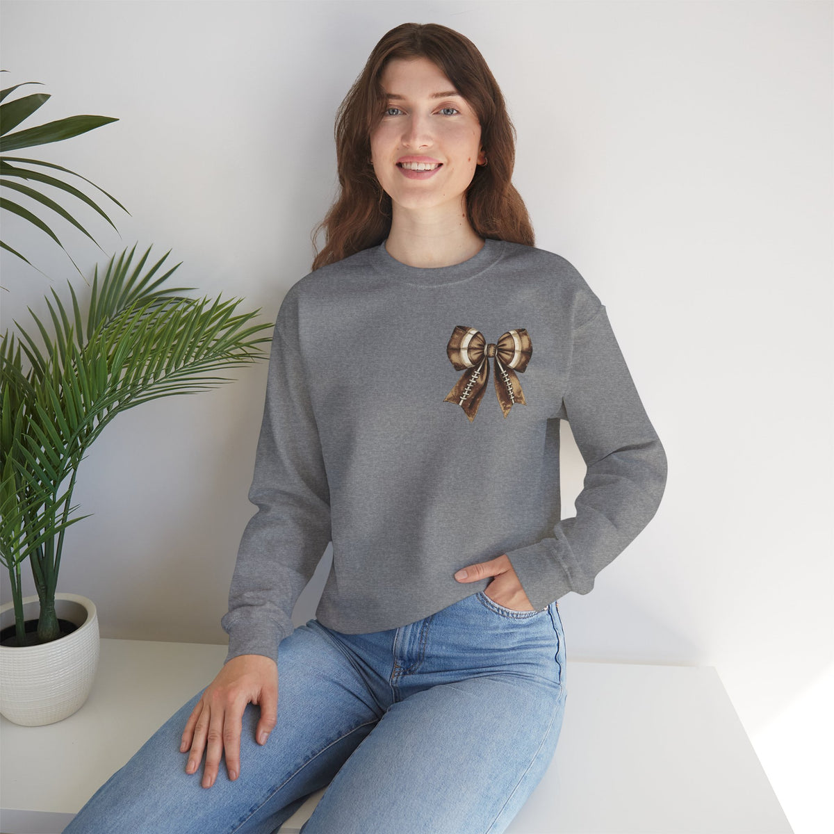 ORVIAN — ’Tis the Season Fall & Football Crewneck, Fall Sweet Fall Daisy Unisex Heavy Blend