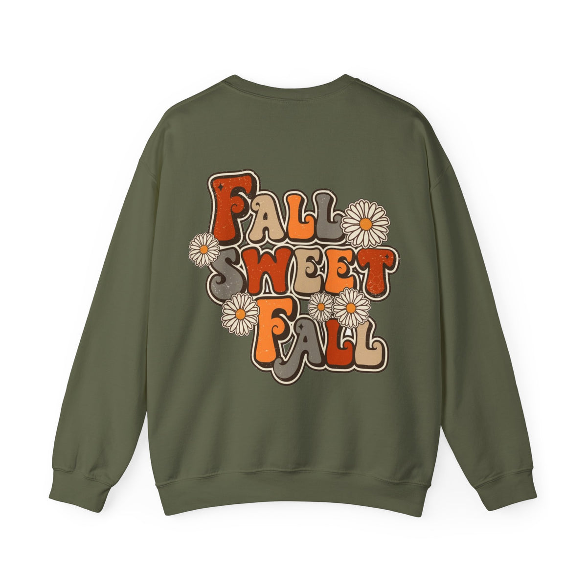 ORVIAN — ’Tis the Season Fall & Football Crewneck, Fall Sweet Fall Daisy Unisex Heavy Blend