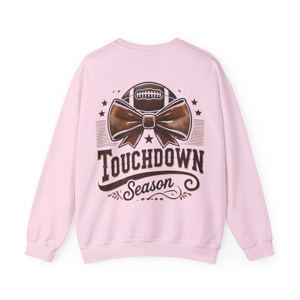 ORVIAN — Cuddles & Touchdowns Football Crewneck, 'Tis the Season Game Day Unisex Heavy Blend