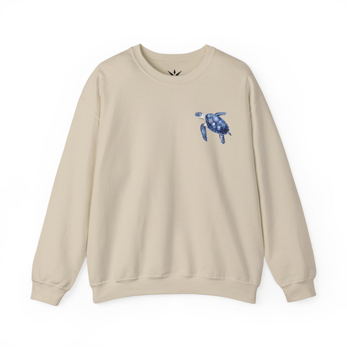 ORVIAN — Sea Turtle & Seashell Starfish Crewneck, Coastal Ocean Nautical Unisex Heavy Blend