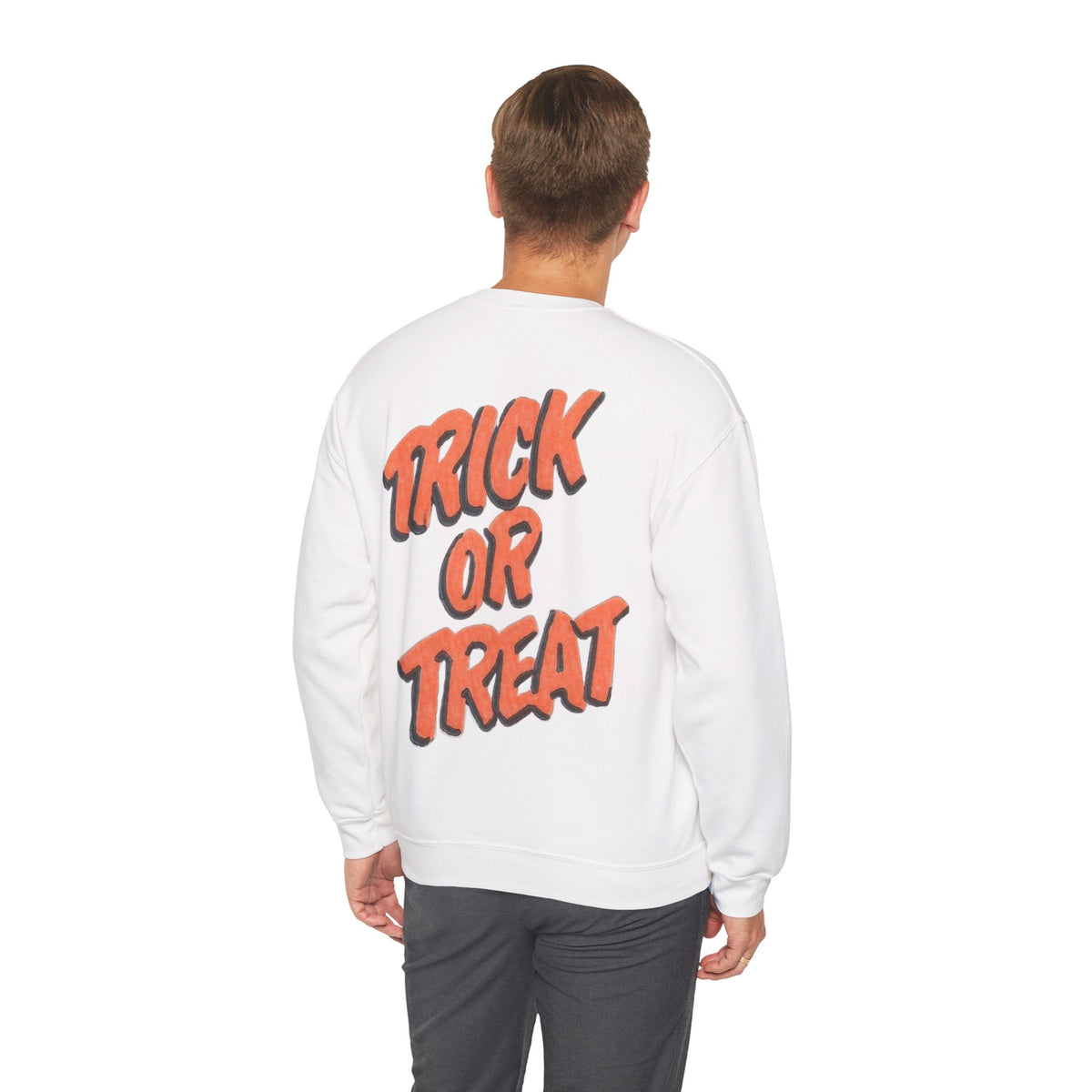 ORVIAN — Pumpkin Bra & Trick or Treat Halloween Crewneck, Skeleton Hands Unisex Heavy Blend