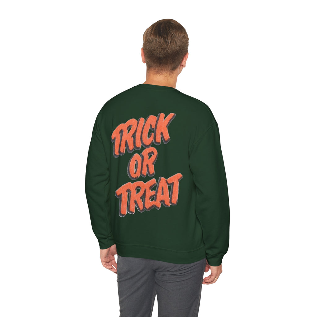ORVIAN — Pumpkin Bra & Trick or Treat Halloween Crewneck, Skeleton Hands Unisex Heavy Blend