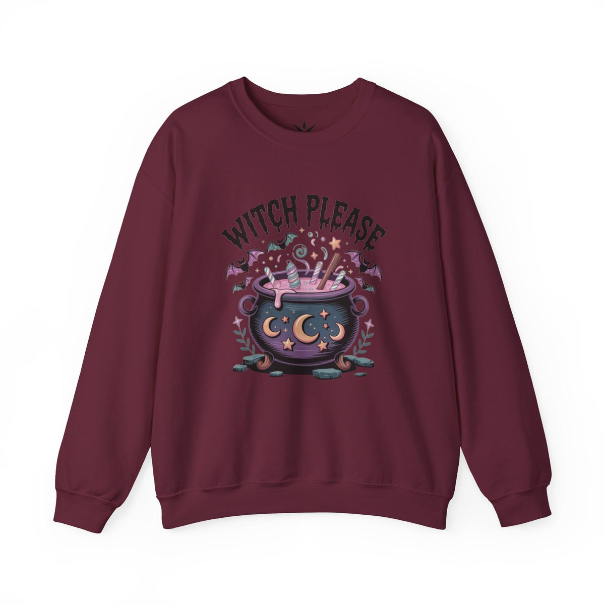ORVIAN — Witch Please & I'm Just a Housewife Witch Crewneck, Magical Cauldron Unisex Heavy Blend