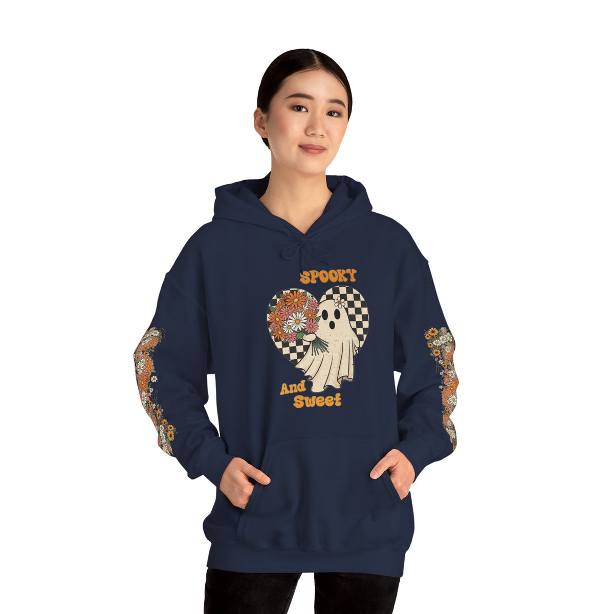 ORVIAN — Spooky and Sweet Ghost Unisex Heavy Blend Hoodie