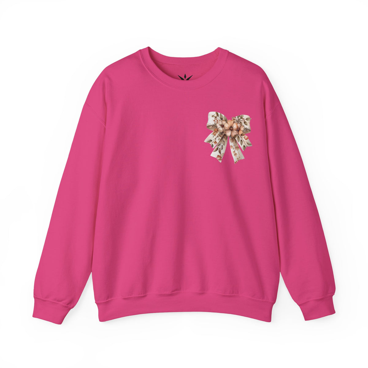 ORVIAN — Pumpkin Spice & Autumn Botanicals Crewneck, Floral Pumpkin Fall Unisex Sweatshirt