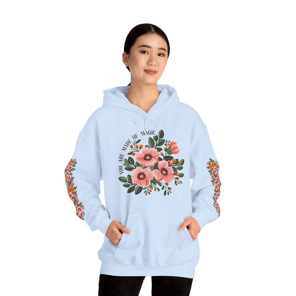 ORVIAN — Magic Floral Butterfly Unisex Heavy Blend Hoodie
