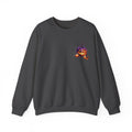 ORVIAN — Watercolor Haunted Castle Halloween Crewneck, Purple Jack-o'-Lantern Unisex Heavy Blend