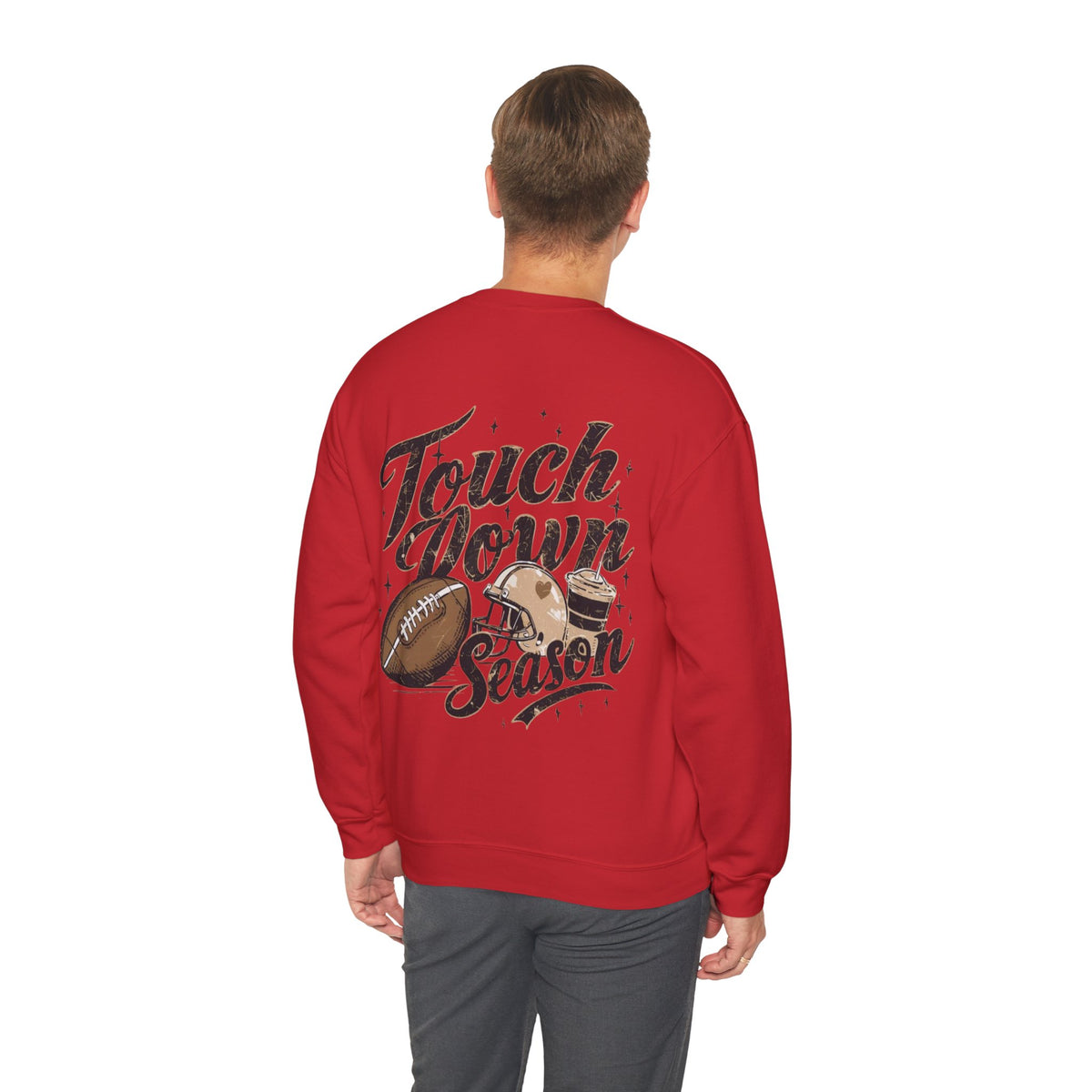 ORVIAN — ’Tis the Season Fall & Football Crewneck, Fall Sweet Fall Daisy Unisex Heavy Blend