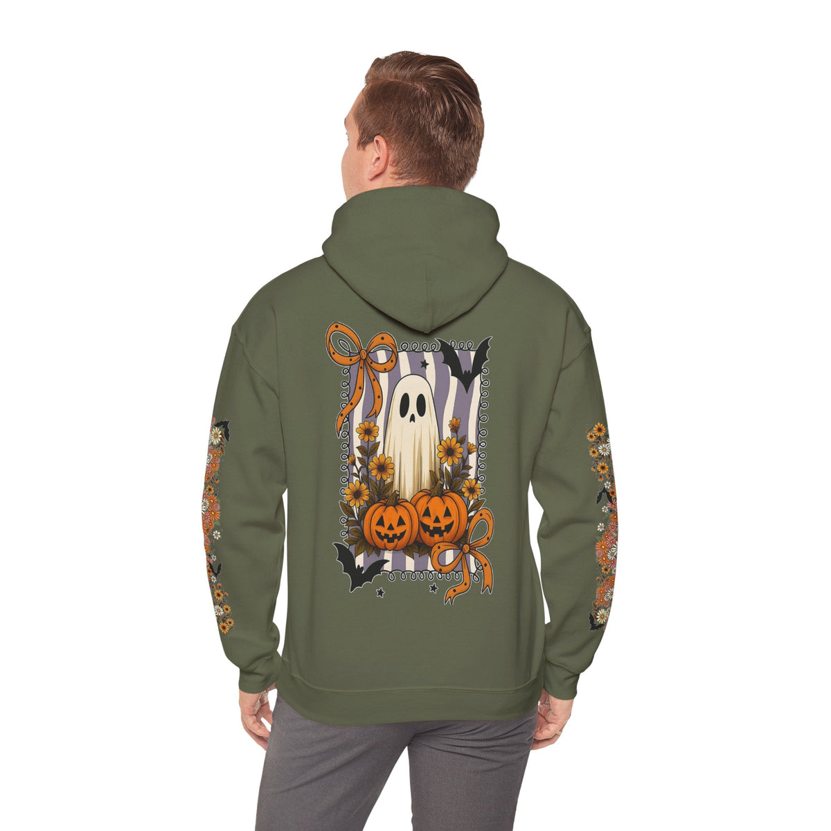 ORVIAN — Spooky and Sweet Ghost Unisex Heavy Blend Hoodie