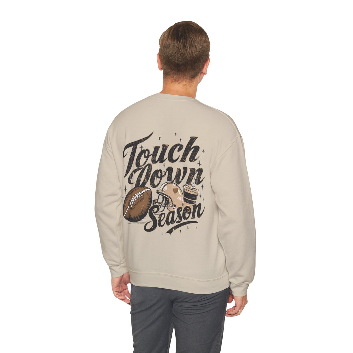 ORVIAN — ’Tis the Season Fall & Football Crewneck, Fall Sweet Fall Daisy Unisex Heavy Blend