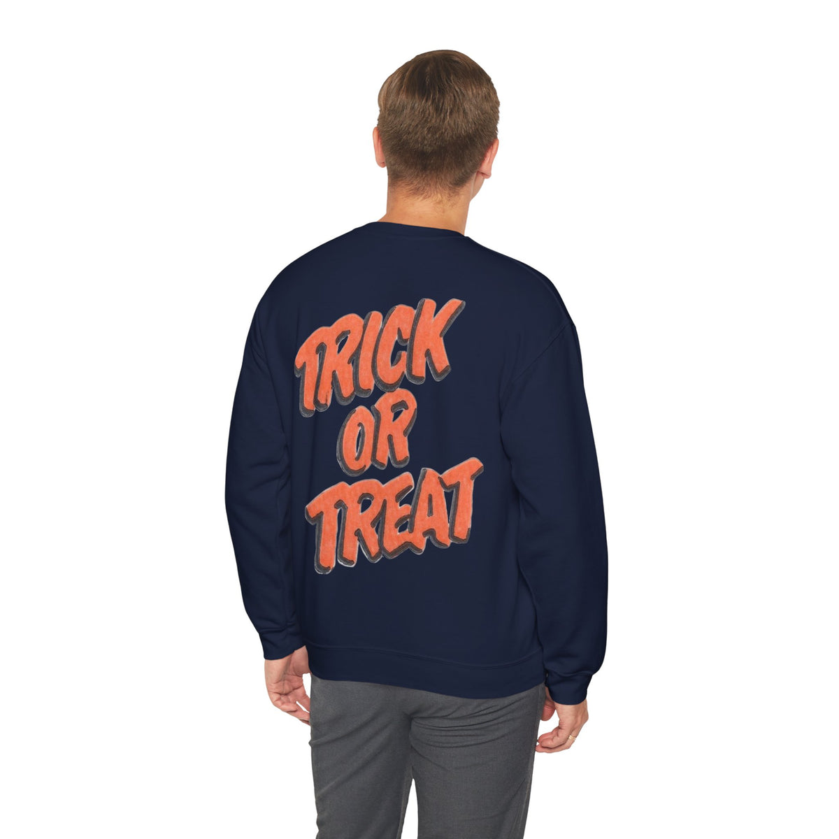 ORVIAN — Pumpkin Bra & Trick or Treat Halloween Crewneck, Skeleton Hands Unisex Heavy Blend