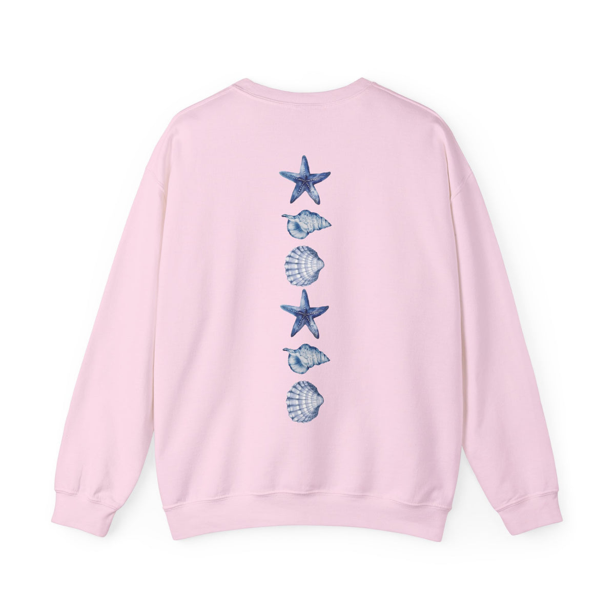 ORVIAN — Sea Turtle & Seashell Starfish Crewneck, Coastal Ocean Nautical Unisex Heavy Blend
