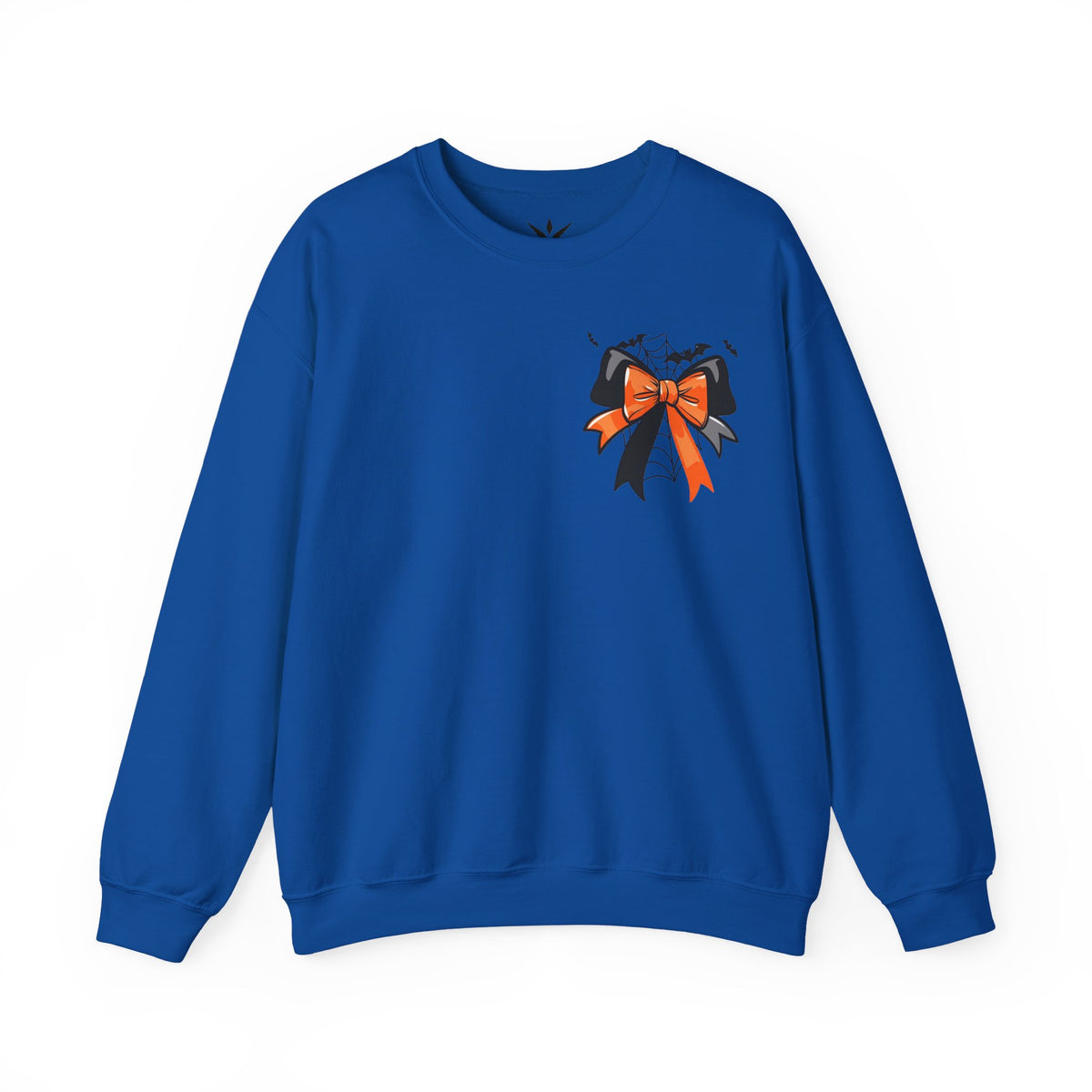 ORVIAN — Coquette Ghost & Bow Halloween Crewneck, Lace Ghost Pumpkin Unisex Sweatshirt