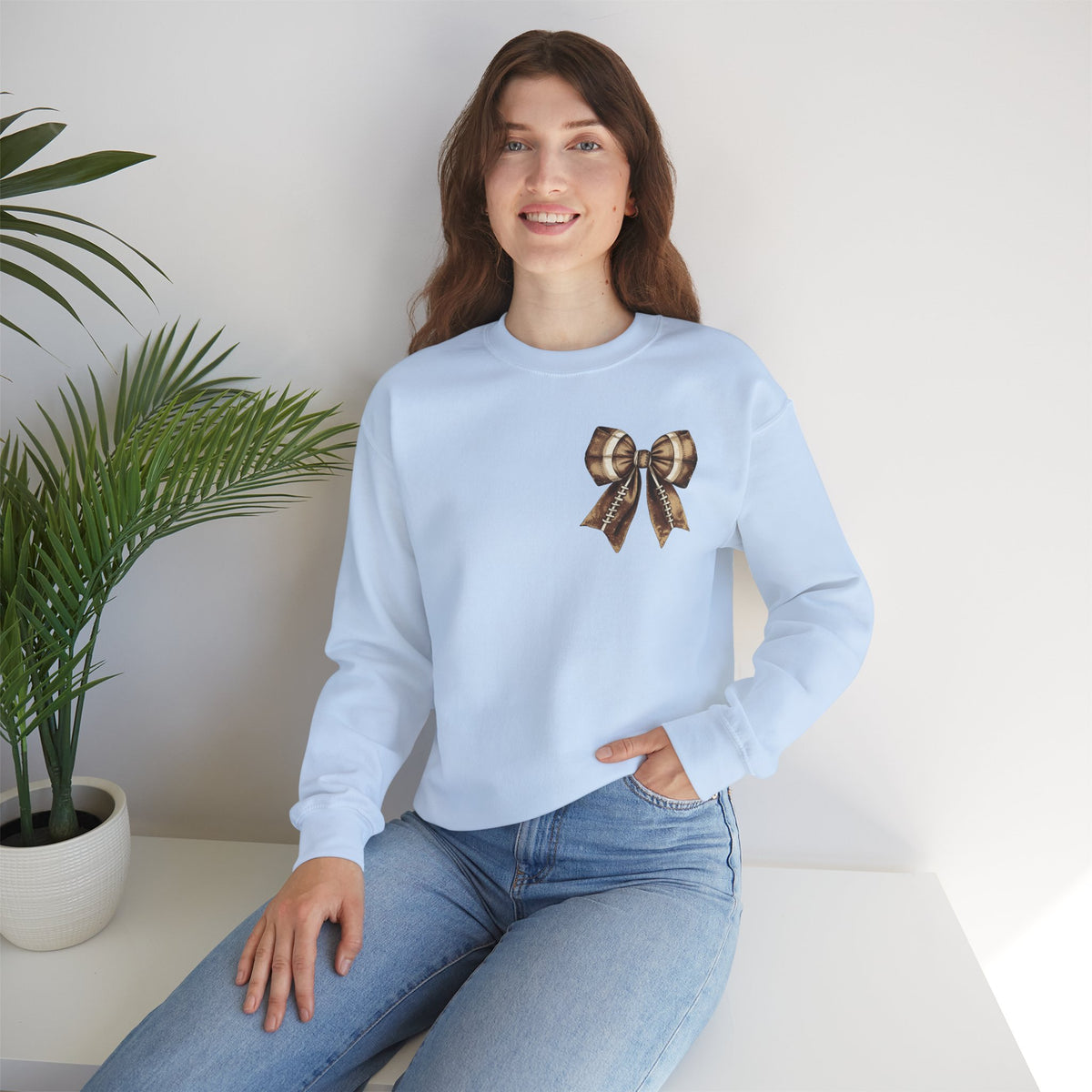 ORVIAN — ’Tis the Season Fall & Football Crewneck, Fall Sweet Fall Daisy Unisex Heavy Blend