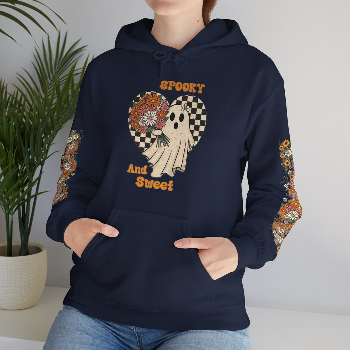 ORVIAN — Spooky and Sweet Ghost Unisex Heavy Blend Hoodie