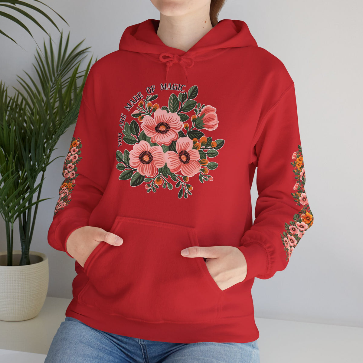 ORVIAN — Magic Floral Butterfly Unisex Heavy Blend Hoodie