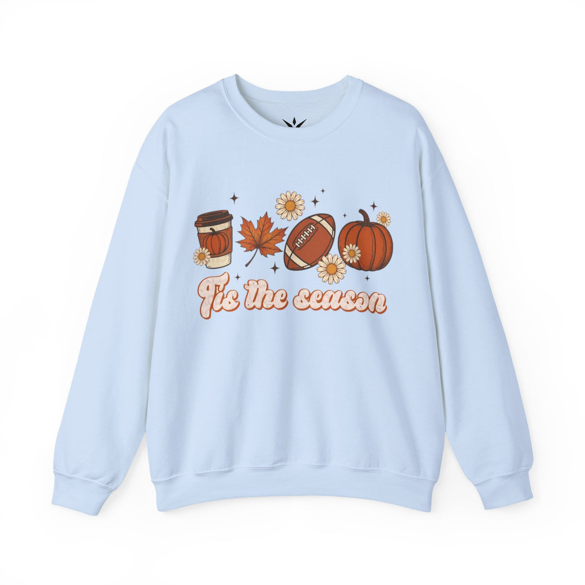 ORVIAN — ’Tis the Season Fall & Football Crewneck, Fall Sweet Fall Daisy Unisex Heavy Blend