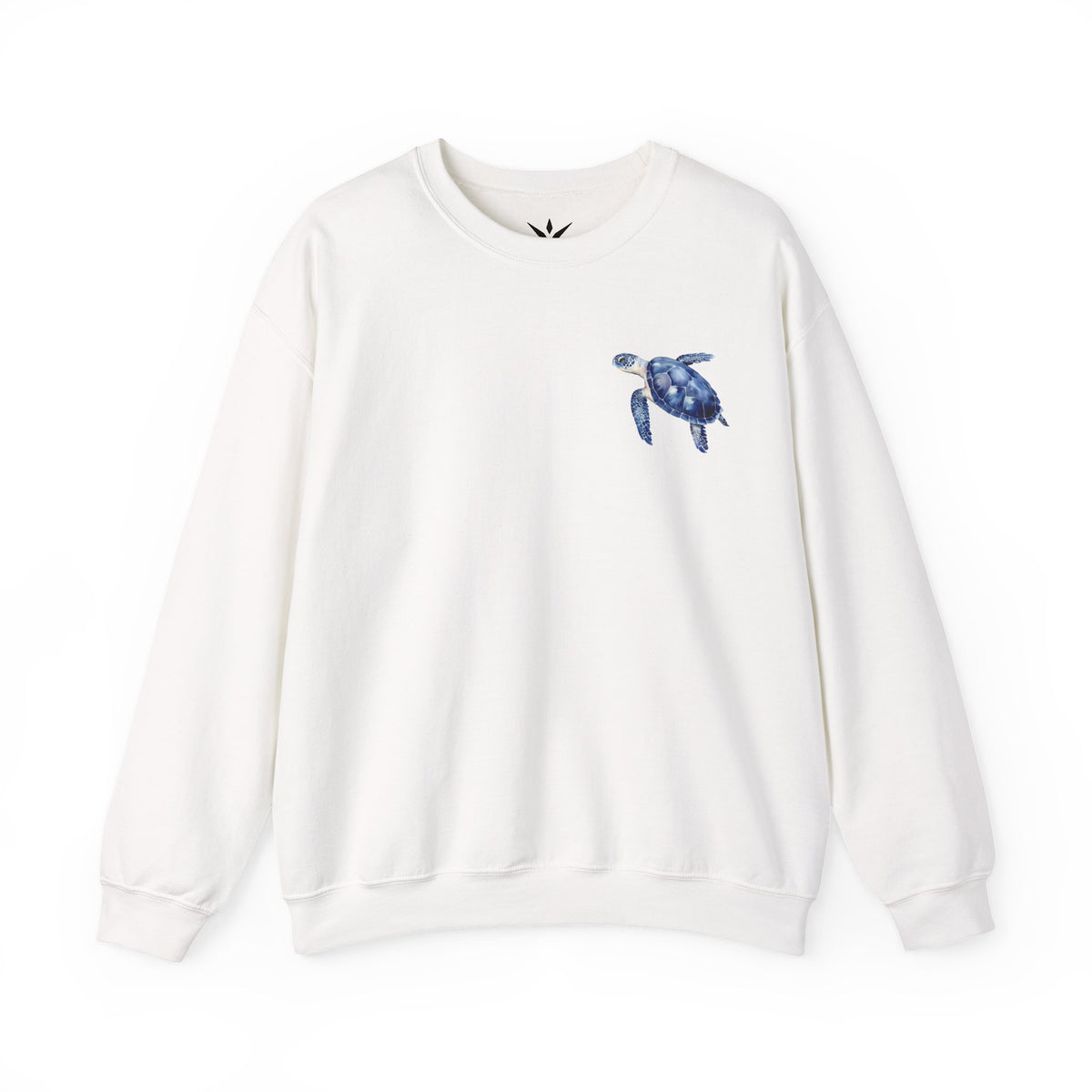 ORVIAN — Sea Turtle & Seashell Starfish Crewneck, Coastal Ocean Nautical Unisex Heavy Blend