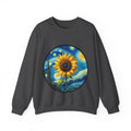 ORVIAN — Van Gogh Starry Night Sunflower & Artist Easel Crewneck, Art-Inspired Sweatshirt