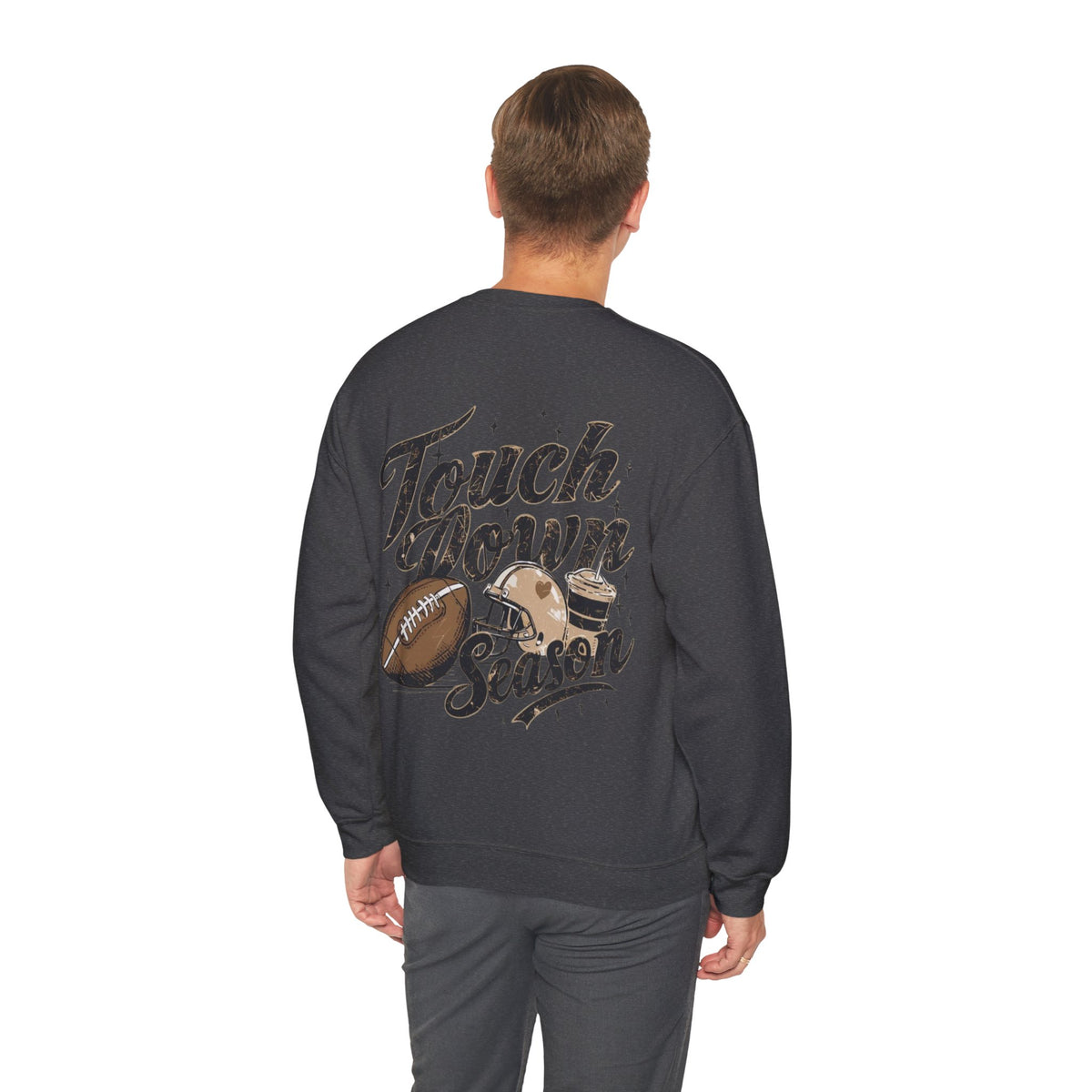 ORVIAN — ’Tis the Season Fall & Football Crewneck, Fall Sweet Fall Daisy Unisex Heavy Blend