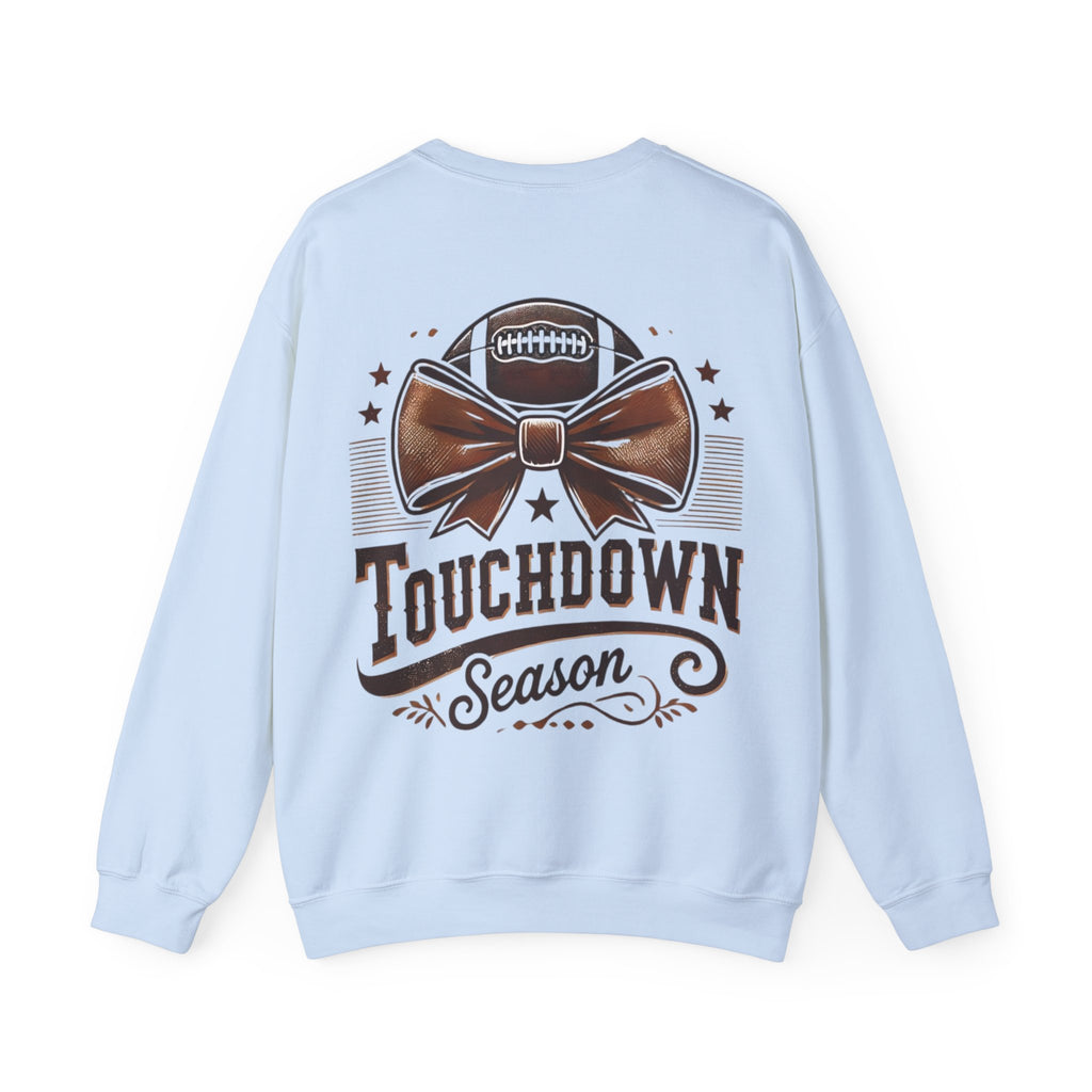 ORVIAN — Cuddles & Touchdowns Football Crewneck, 'Tis the Season Game Day Unisex Heavy Blend