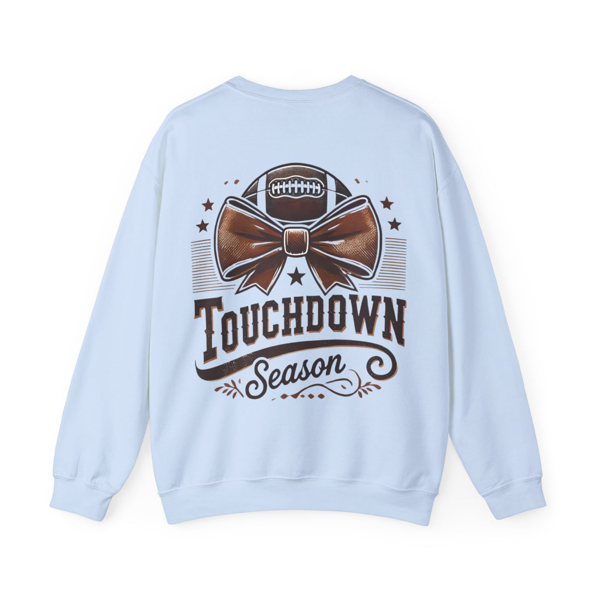 ORVIAN — Cuddles & Touchdowns Football Crewneck, 'Tis the Season Game Day Unisex Heavy Blend