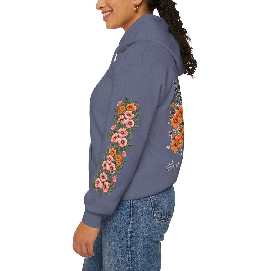 ORVIAN — Magic Floral Butterfly Unisex Heavy Blend Hoodie