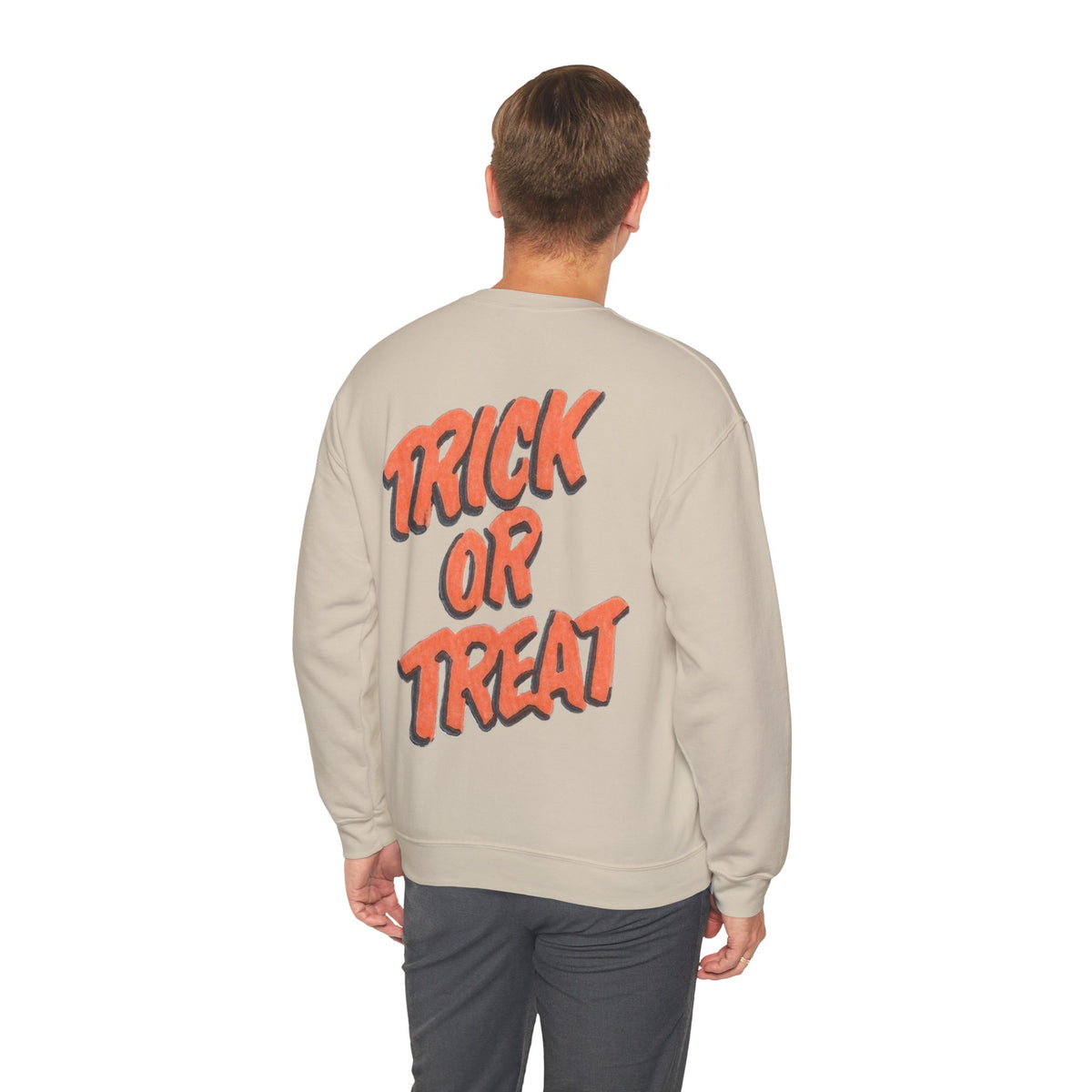 ORVIAN — Pumpkin Bra & Trick or Treat Halloween Crewneck, Skeleton Hands Unisex Heavy Blend