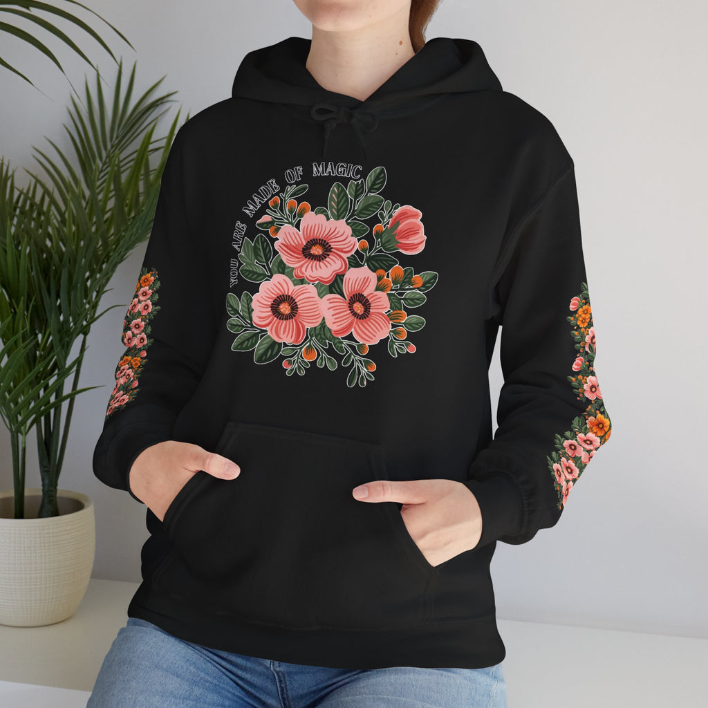 ORVIAN — Magic Floral Butterfly Unisex Heavy Blend Hoodie