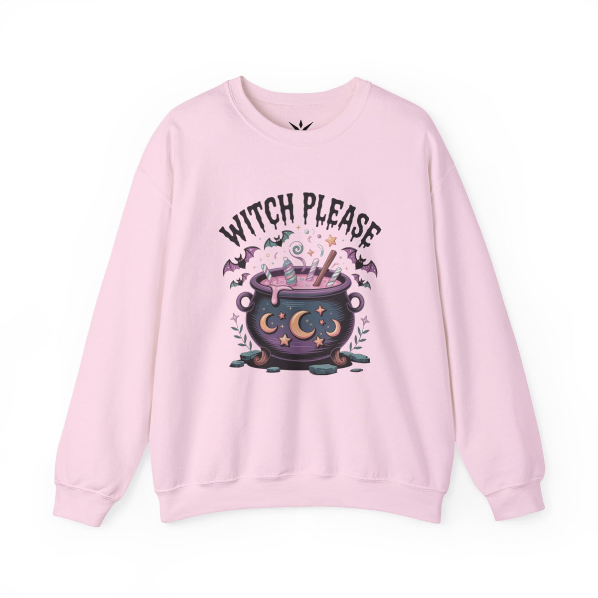ORVIAN — Witch Please & I'm Just a Housewife Witch Crewneck, Magical Cauldron Unisex Heavy Blend