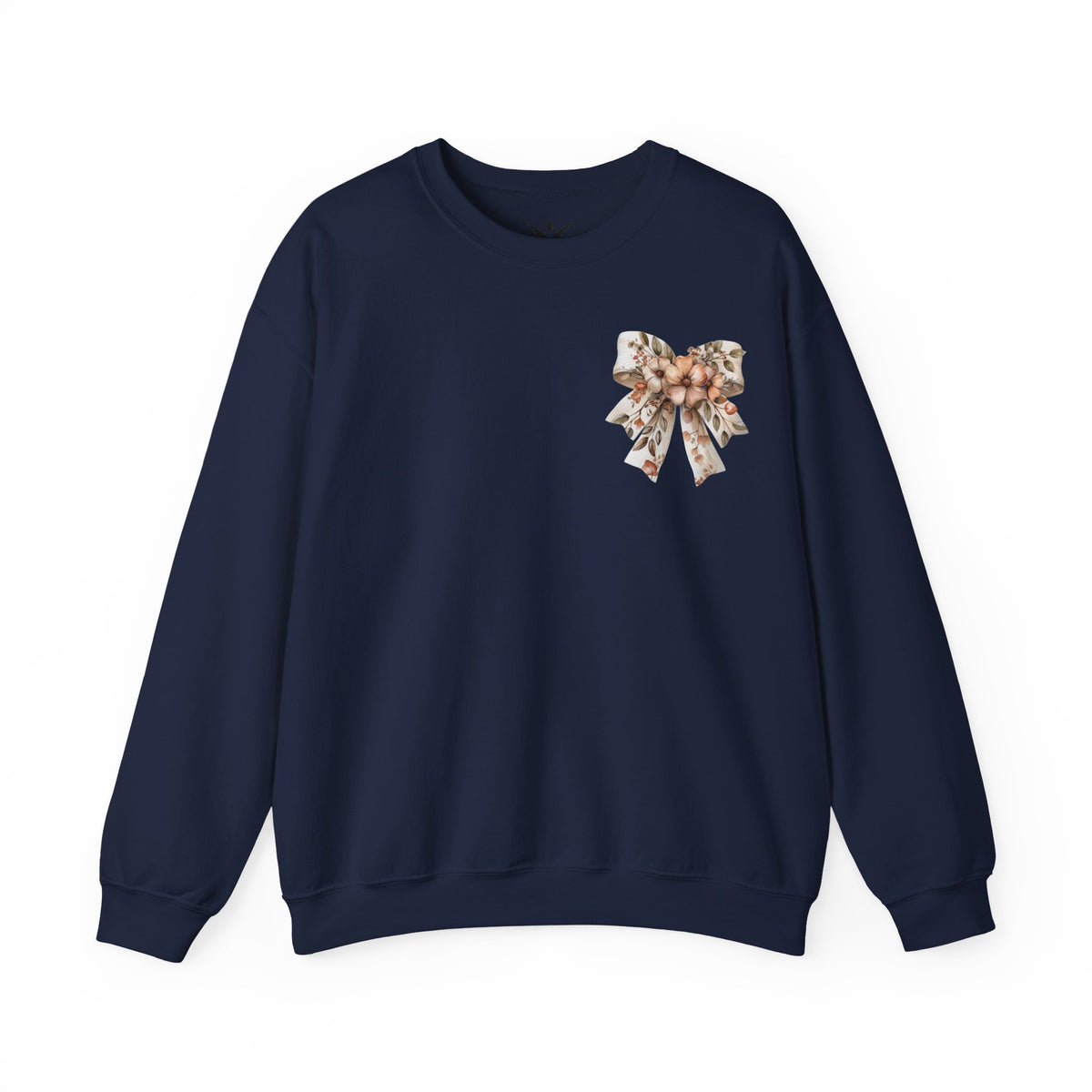 ORVIAN — Pumpkin Spice & Autumn Botanicals Crewneck, Floral Pumpkin Fall Unisex Sweatshirt
