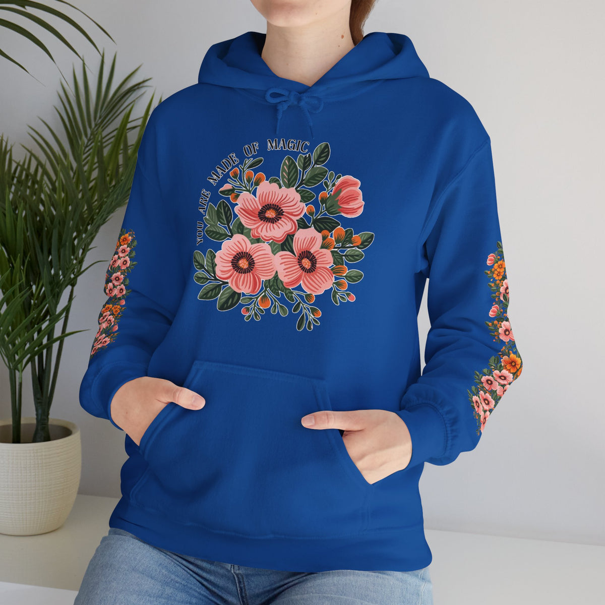 ORVIAN — Magic Floral Butterfly Unisex Heavy Blend Hoodie
