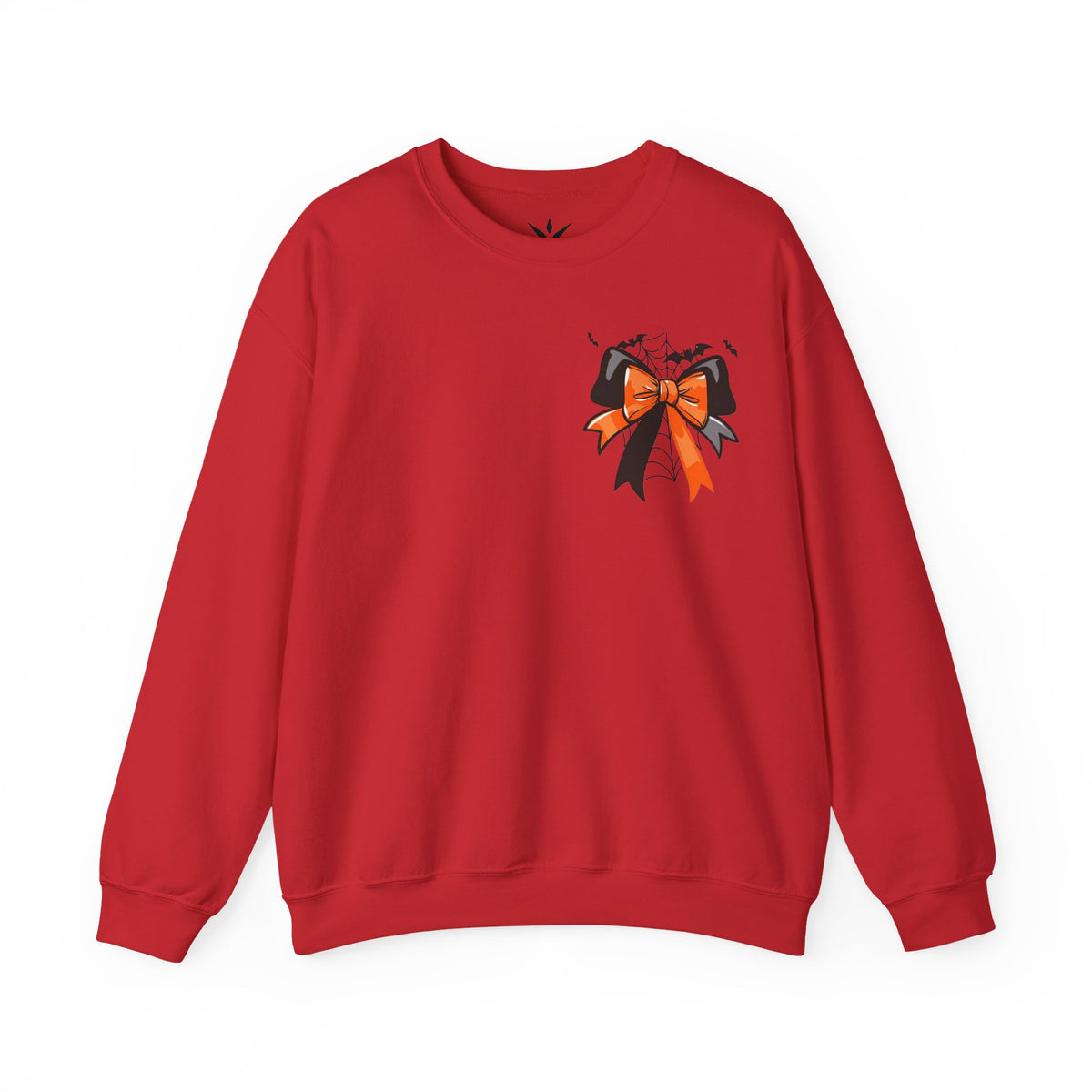 ORVIAN — Coquette Ghost & Bow Halloween Crewneck, Lace Ghost Pumpkin Unisex Sweatshirt