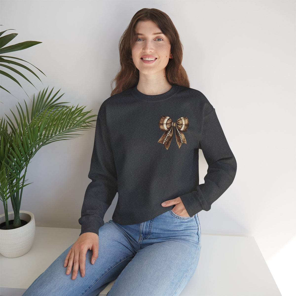 ORVIAN — ’Tis the Season Fall & Football Crewneck, Fall Sweet Fall Daisy Unisex Heavy Blend
