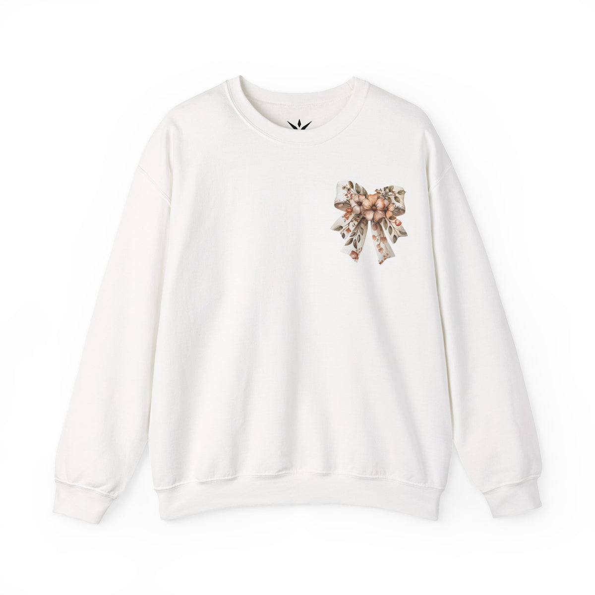 ORVIAN — Pumpkin Spice & Autumn Botanicals Crewneck, Floral Pumpkin Fall Unisex Sweatshirt